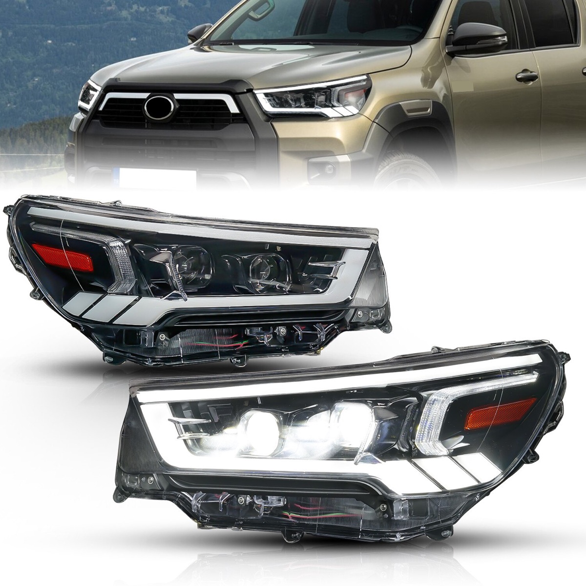 Faróis para caminhonete — AF Motors Santarém