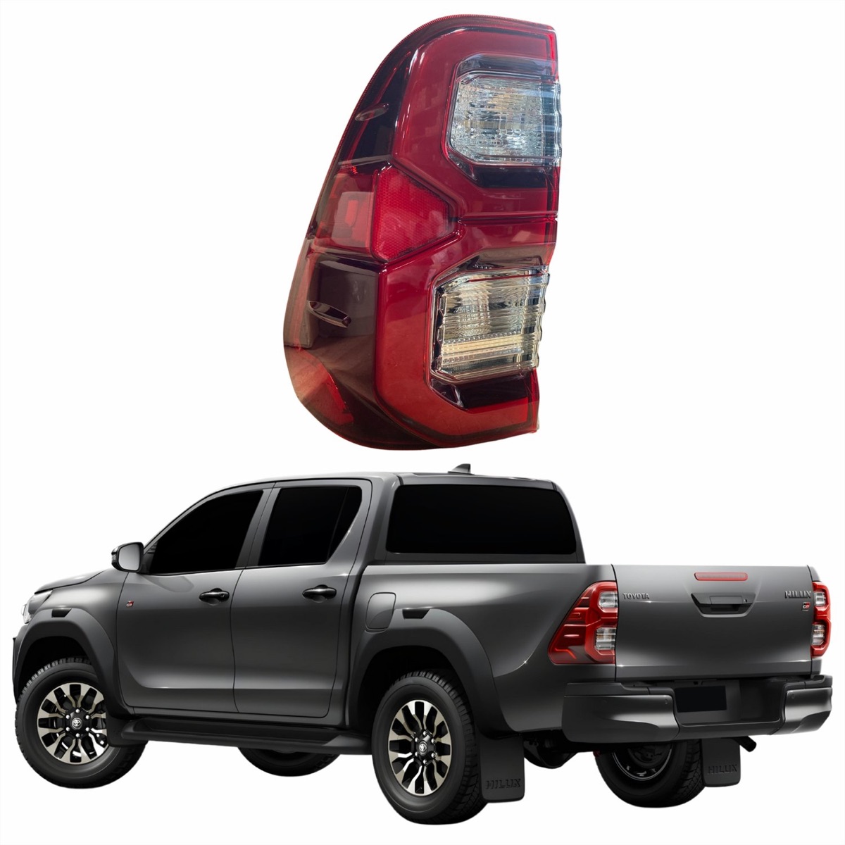Lanternas para caminhonete — modelo 3 disponível na AF Motors em Santarém