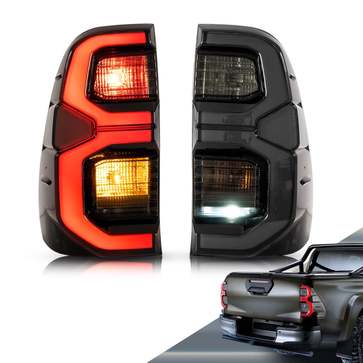 Lanternas para caminhonete — modelo 5 disponível na AF Motors em Santarém