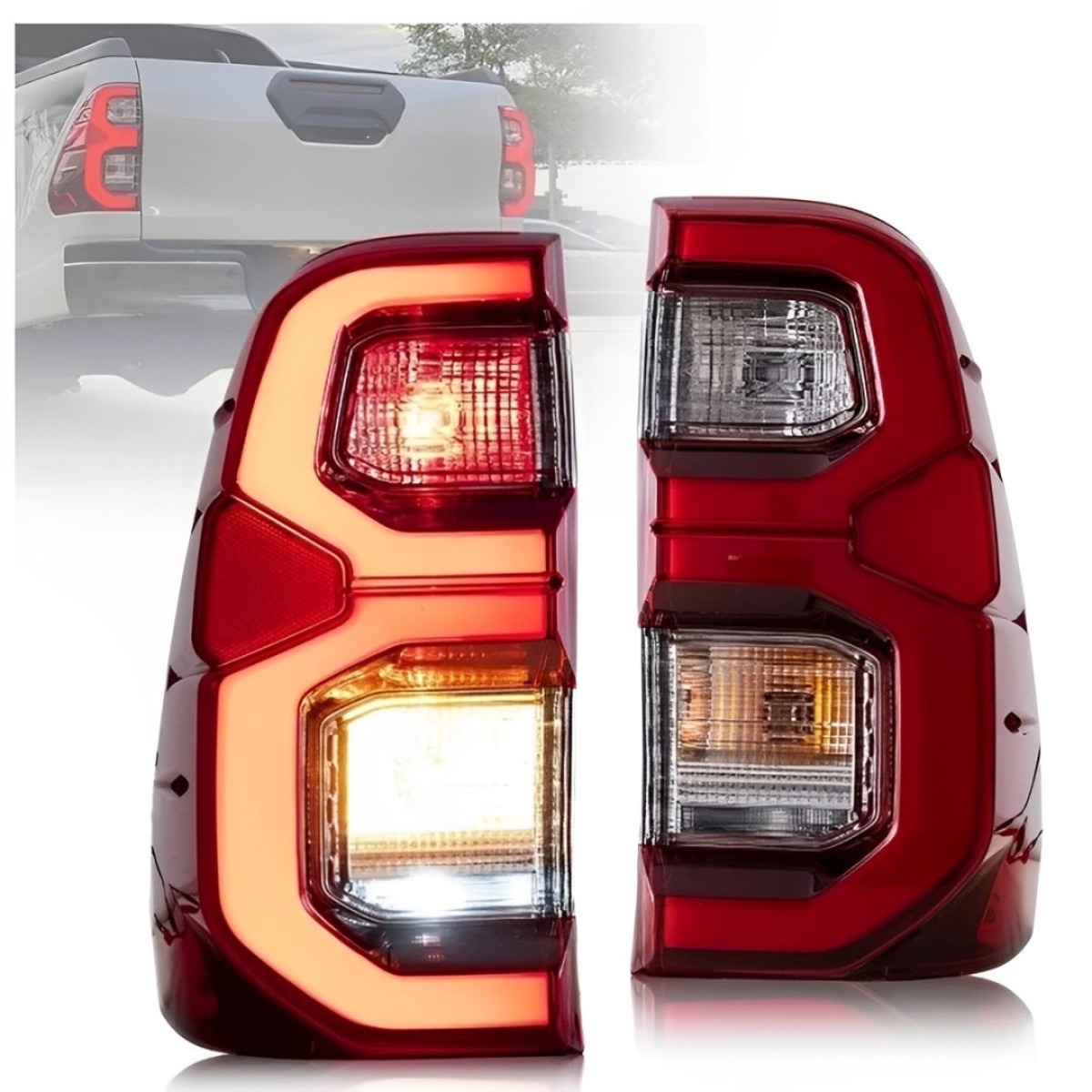Lanternas para caminhonete — modelo 8 disponível na AF Motors em Santarém