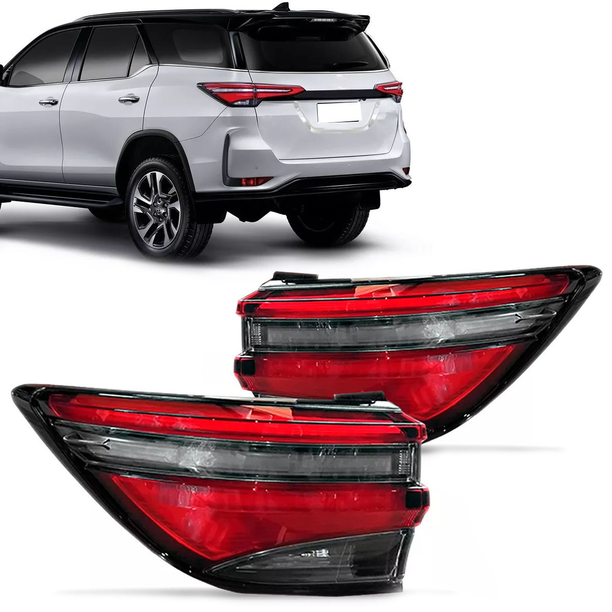 Lanternas para caminhonete — modelo 9 disponível na AF Motors em Santarém