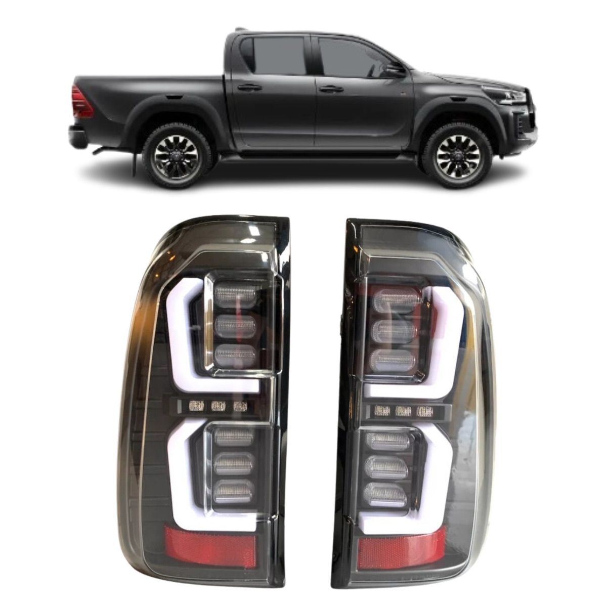 Lanternas para caminhonete — modelo 10 disponível na AF Motors em Santarém