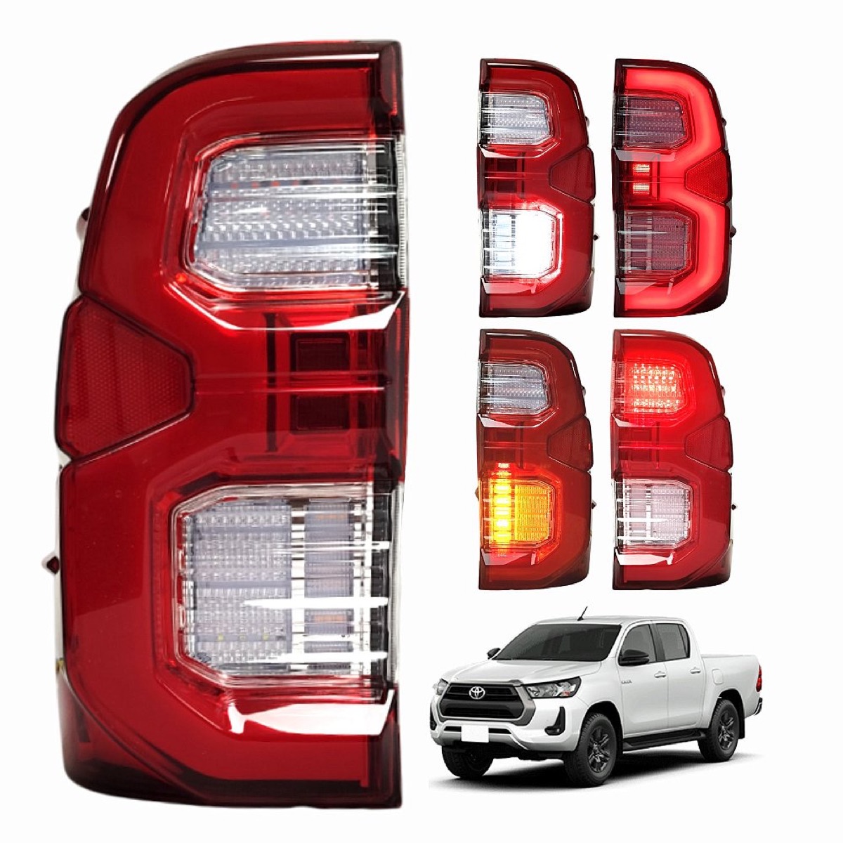 Lanternas para caminhonete — modelo 11 disponível na AF Motors em Santarém